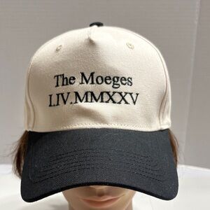 The Moeges Black and White Baseball Cap